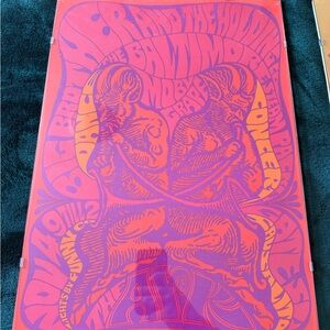 Vintage Janis Joplin 1967 Concert poster